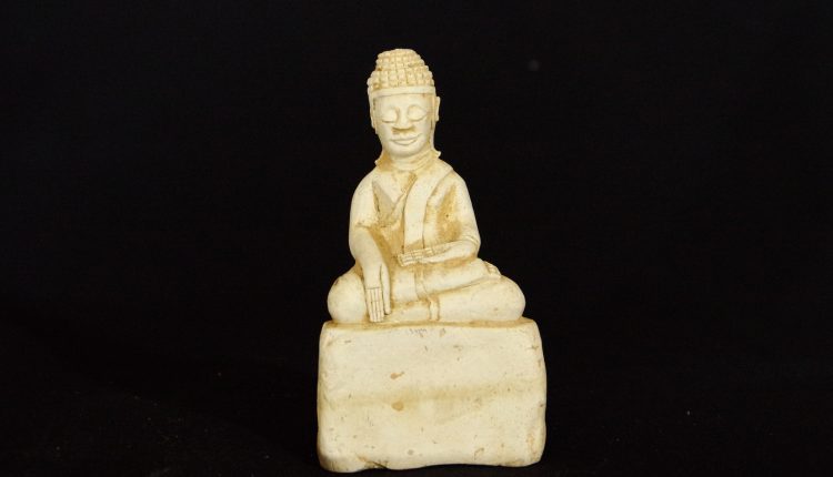 19th century clay Lao Buddha