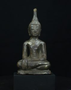 19th century silver sheath Lao Buddha