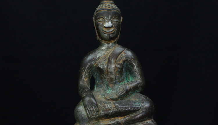 16th Century bronze Lao Buddha