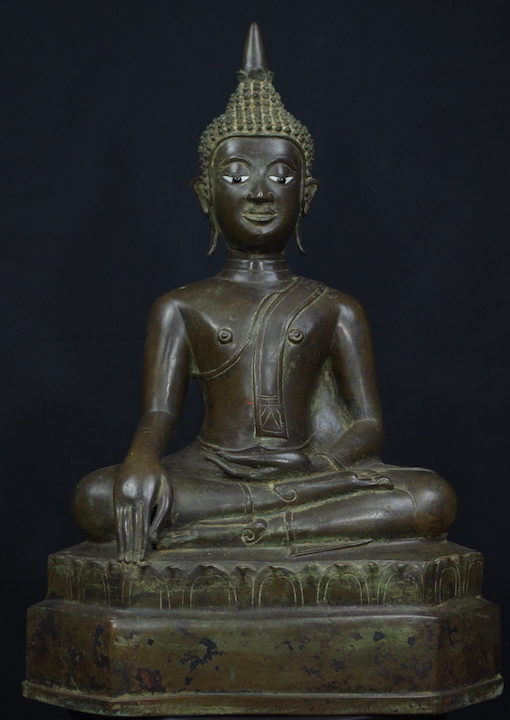 EARLY 17TH CENTURY LAO BUDDHA - ANTIQUE BUDDHA GALLERY