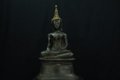 IMGP3573 Lao 17th century bronze buddha